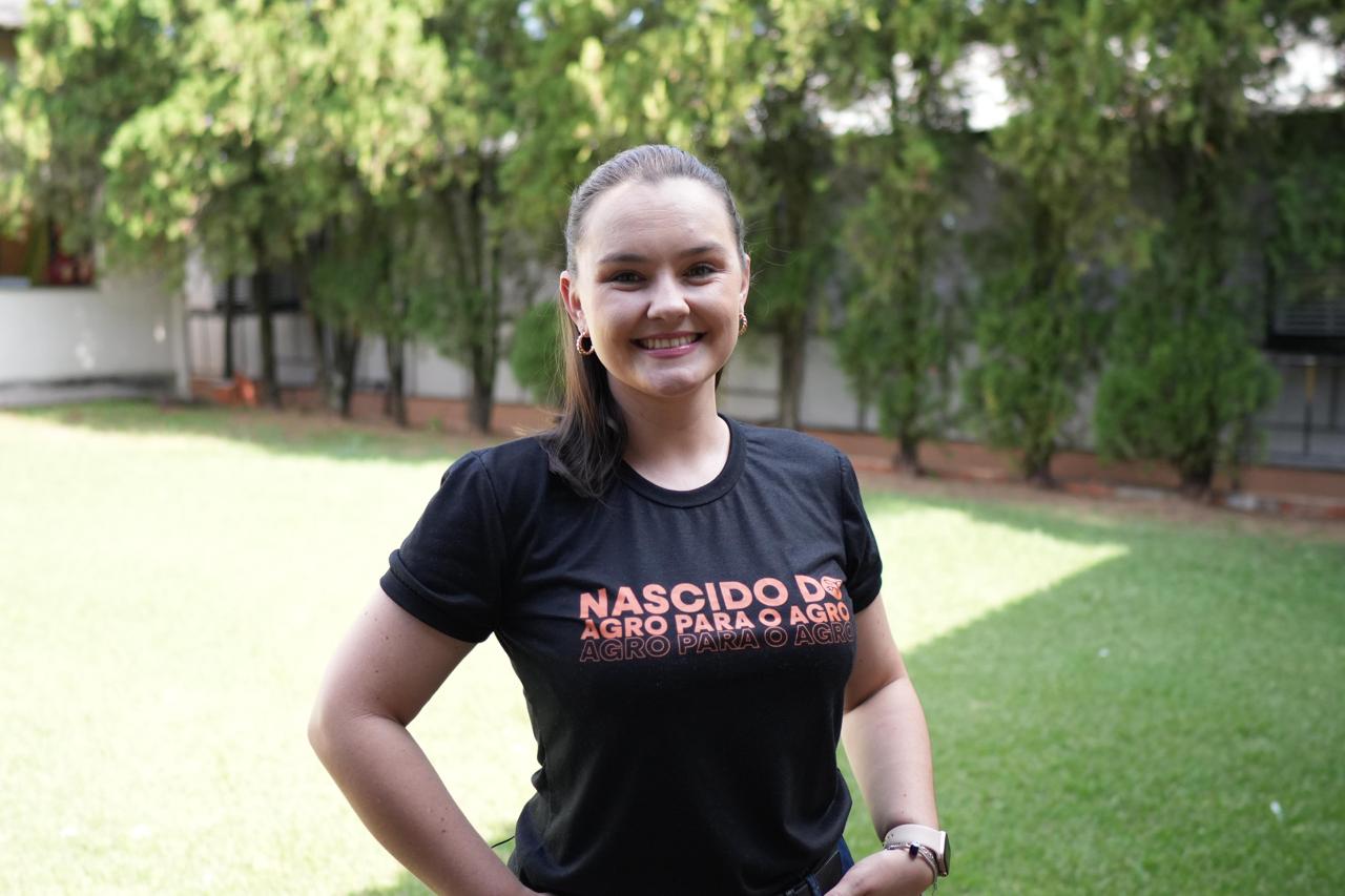 Tamara Muller, gestora comercial da SSCrop, gestão agrícola prática e eficiente para produtores rurais